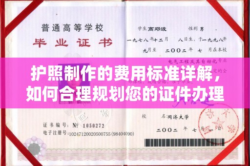 新津护照制作的费用标准详解，如何合理规划您的证件办理预算