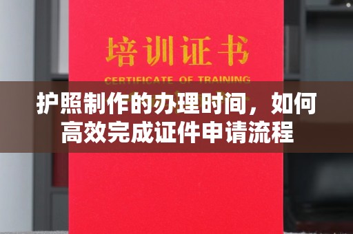 新津护照制作的办理时间，如何高效完成证件申请流程