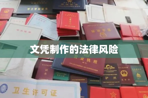 新津文凭制作的法律风险