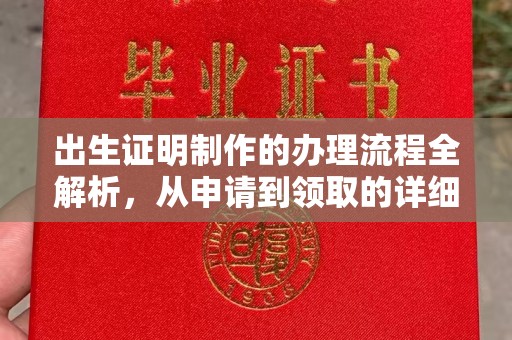 新津出生证明制作的办理流程全解析，从申请到领取的详细指南