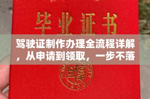 新津驾驶证制作办理全流程详解，从申请到领取，一步不落