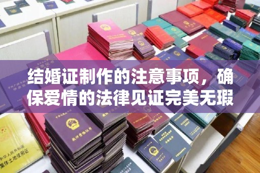 新津结婚证制作的注意事项，确保爱情的法律见证完美无瑕